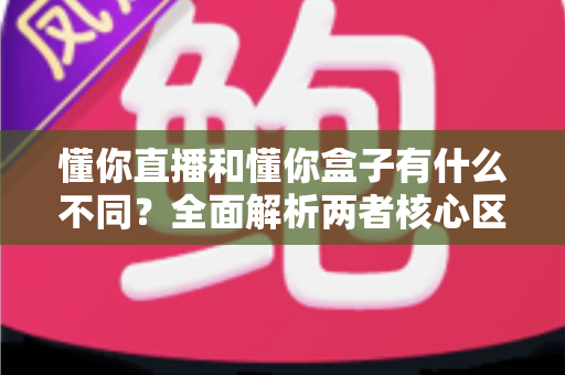 懂你直播和懂你盒子有什么不同？全面解析两者核心区别，教你选对不踩坑