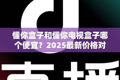 懂你盒子和懂你电视盒子哪个便宜？2025最新价格对比与高性价比选购指南