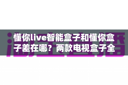 懂你live智能盒子和懂你盒子差在哪?两款电视盒子全面对比与选购指南 懂你live智能盒子和懂你盒子差在哪?两款电视盒子全面对比与选购指南