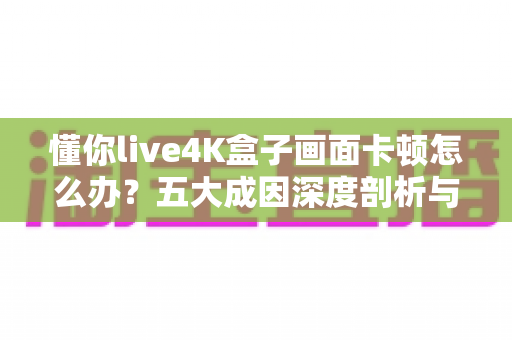 懂你live4K盒子画面卡顿怎么办?五大成因深度剖析与实用解决方案全指南 懂你live4K盒子画面卡顿怎么办?五大成因深度剖析与实用解决方案全指南