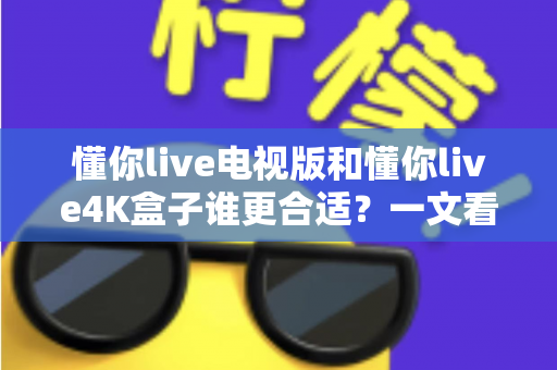 懂你live电视版和懂你live4K盒子谁更合适？一文看懂两大方案的核心差异与选购指南