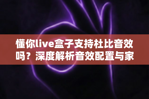 懂你live盒子支持杜比音效吗?深度解析音效配置与家庭影音体验优化指南 懂你live盒子支持杜比音效吗?深度解析音效配置与家庭影音体验优化指南
