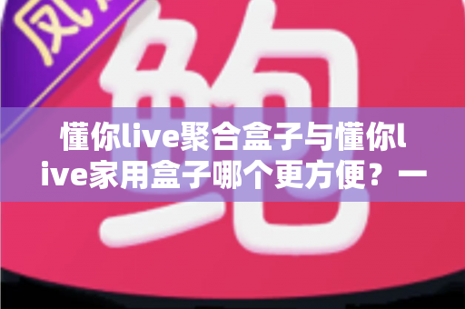 懂你live聚合盒子与懂你live家用盒子哪个更方便？一站式深度对比测评助你轻松选购