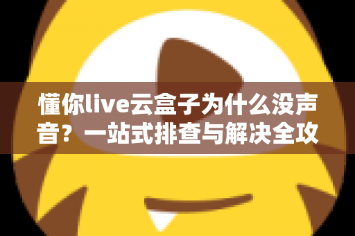 懂你live云盒子为什么没声音？一站式排查与解决全攻略