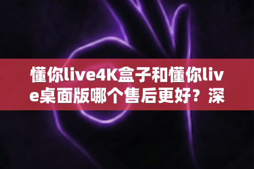 懂你live4K盒子和懂你live桌面版哪个售后更好？深度解析两大产品售后差异，助你选购不踩坑