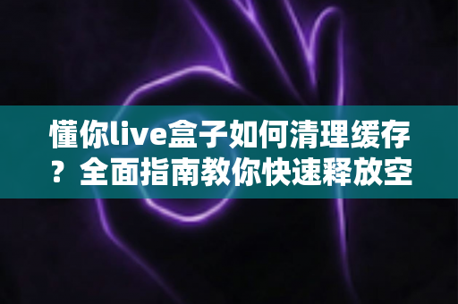 懂你live盒子如何清理缓存?全面指南教你快速释放空间、提升流畅度 懂你live盒子如何清理缓存?全面指南教你快速释放空间、提升流畅度